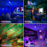 ROSSETTA Star Projector For Indoor - Bedroom Celling Light - Football Projector - Aurora Light