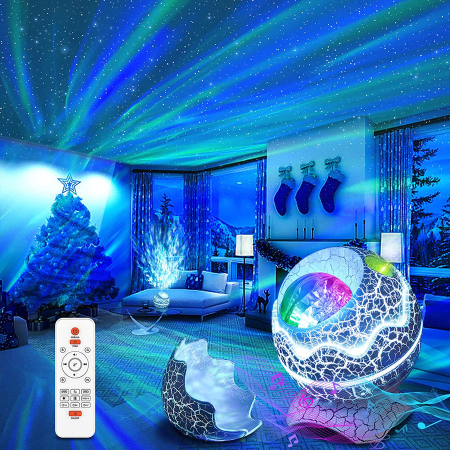 ROSSETTA Star Projector For Indoor - Bedroom Celling Light - Dinosaur Egg - Aurora Light